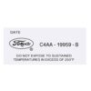 1964-66 Air Conditioner Dryer Decal