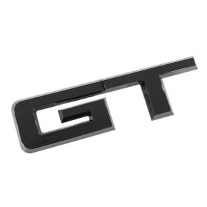 Rear GT Emblem Matt Black - Autoware