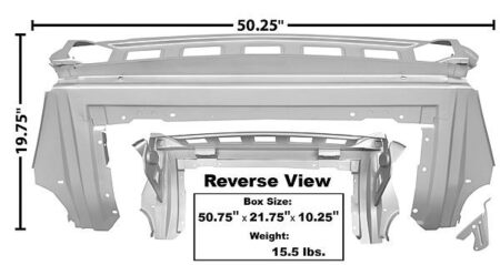 1967-68 Seat/Rear Trap Door Panel