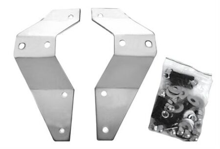 1953-56 Bumper Front Bracket Set-Chrome