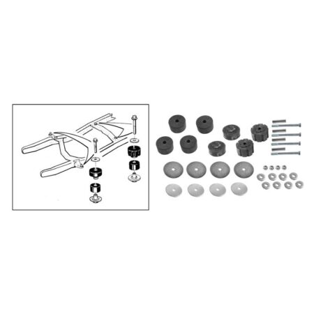 1973-79 Cab to Frame Mounting Pad Kit